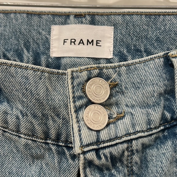 Frame Le Pixie Sylvie Slender Straight Light Wash - Picture 3 of 5